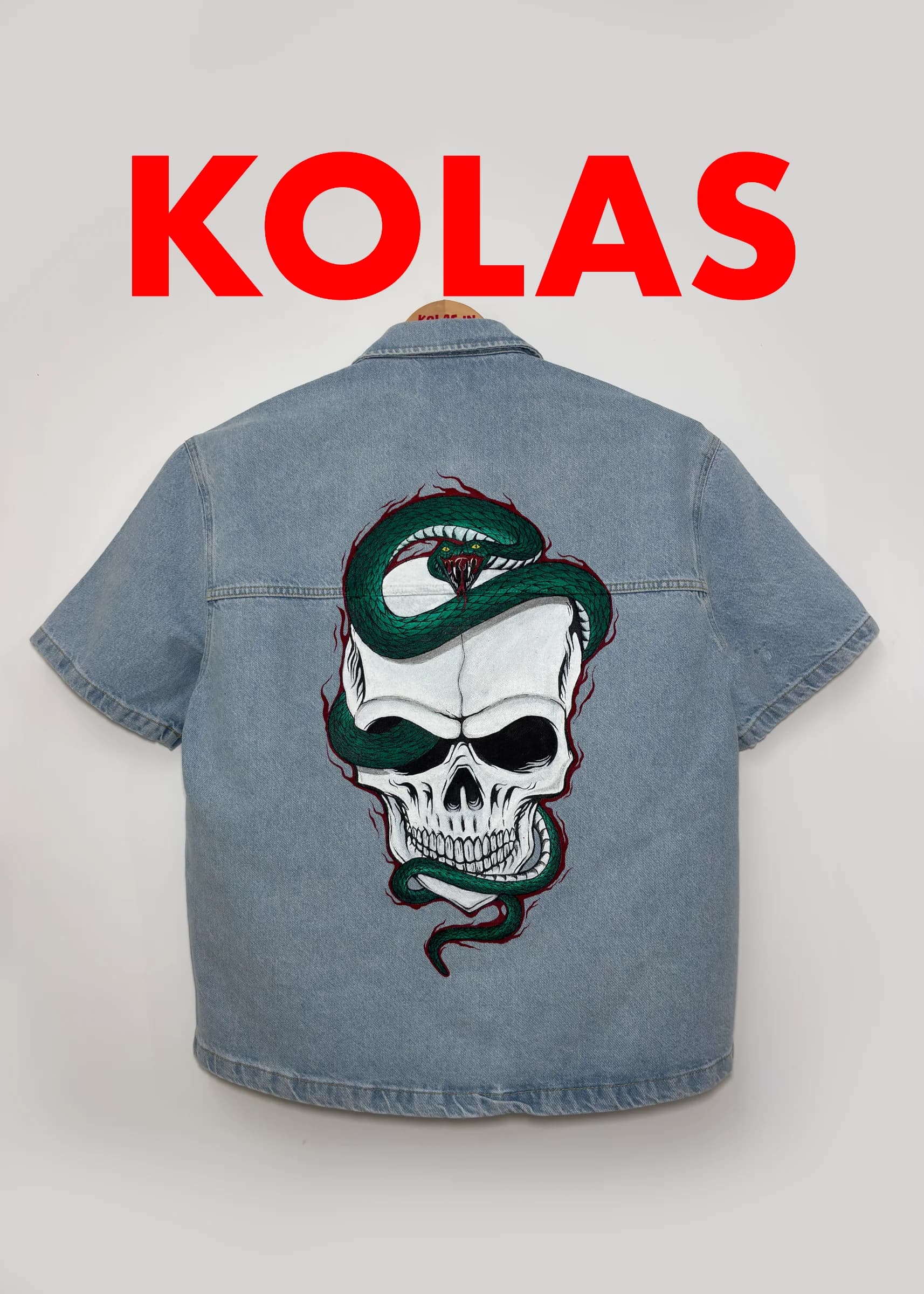 Phantom Snake Denim Shirt MANGO-KOLAS