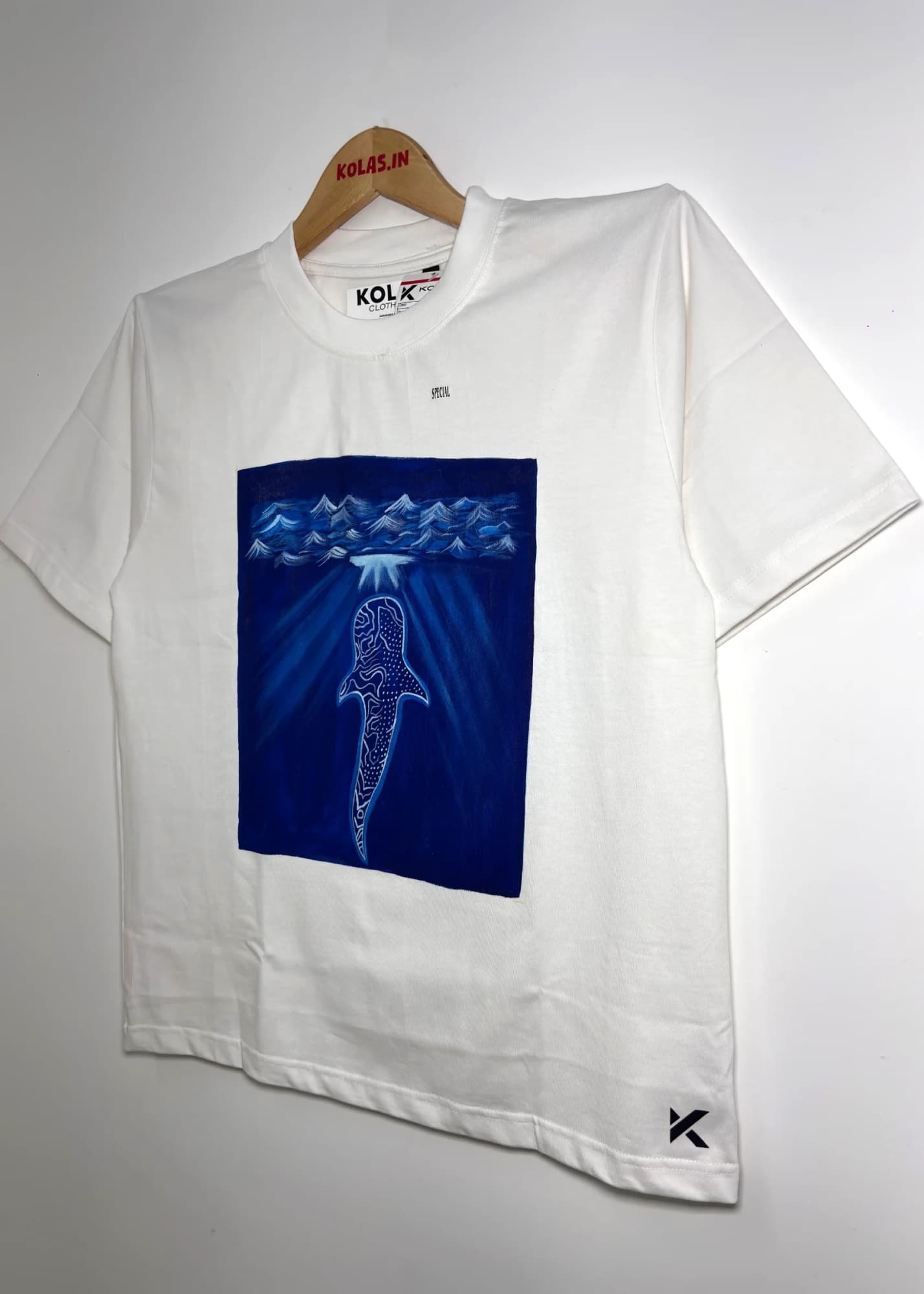 Deep Blue Oversize Tee – Limited Edition (3 Only Made)